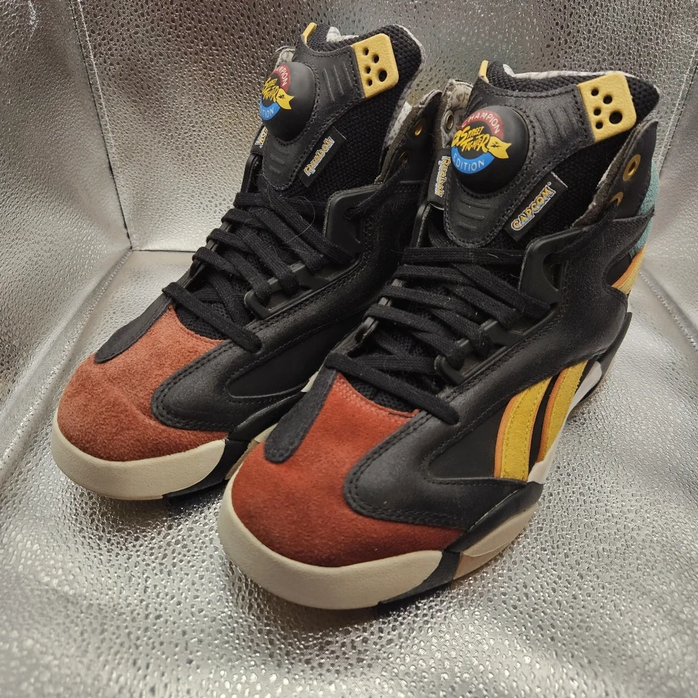 Reebok Multi Colored Shaq Attack Street Fighter Champion Edition Men's Size 7